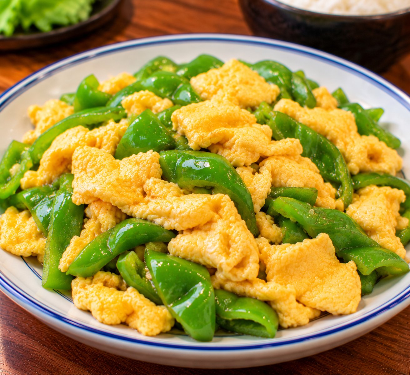 青椒炒蛋
