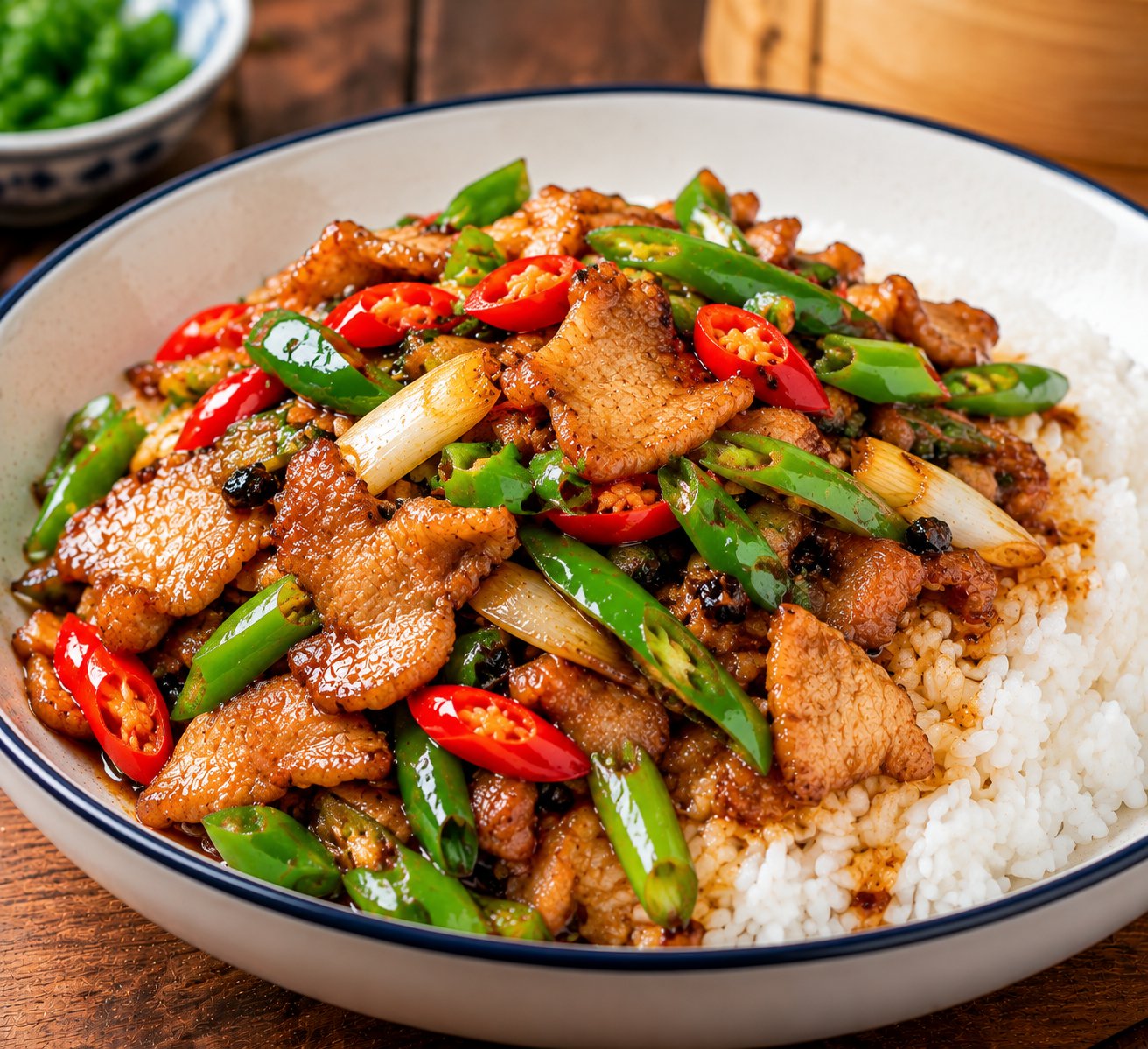 小炒肉盖饭