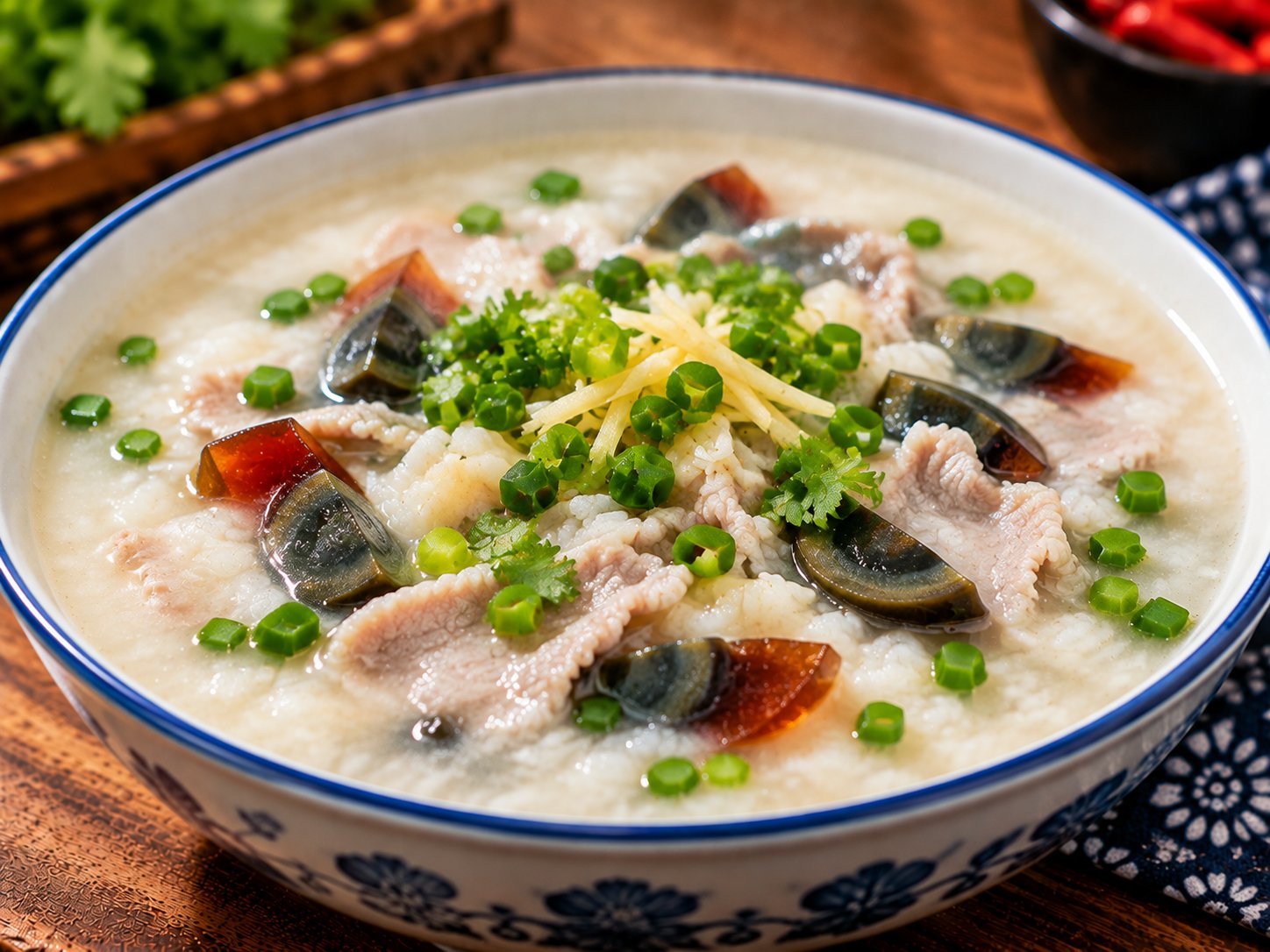 皮蛋瘦肉粥