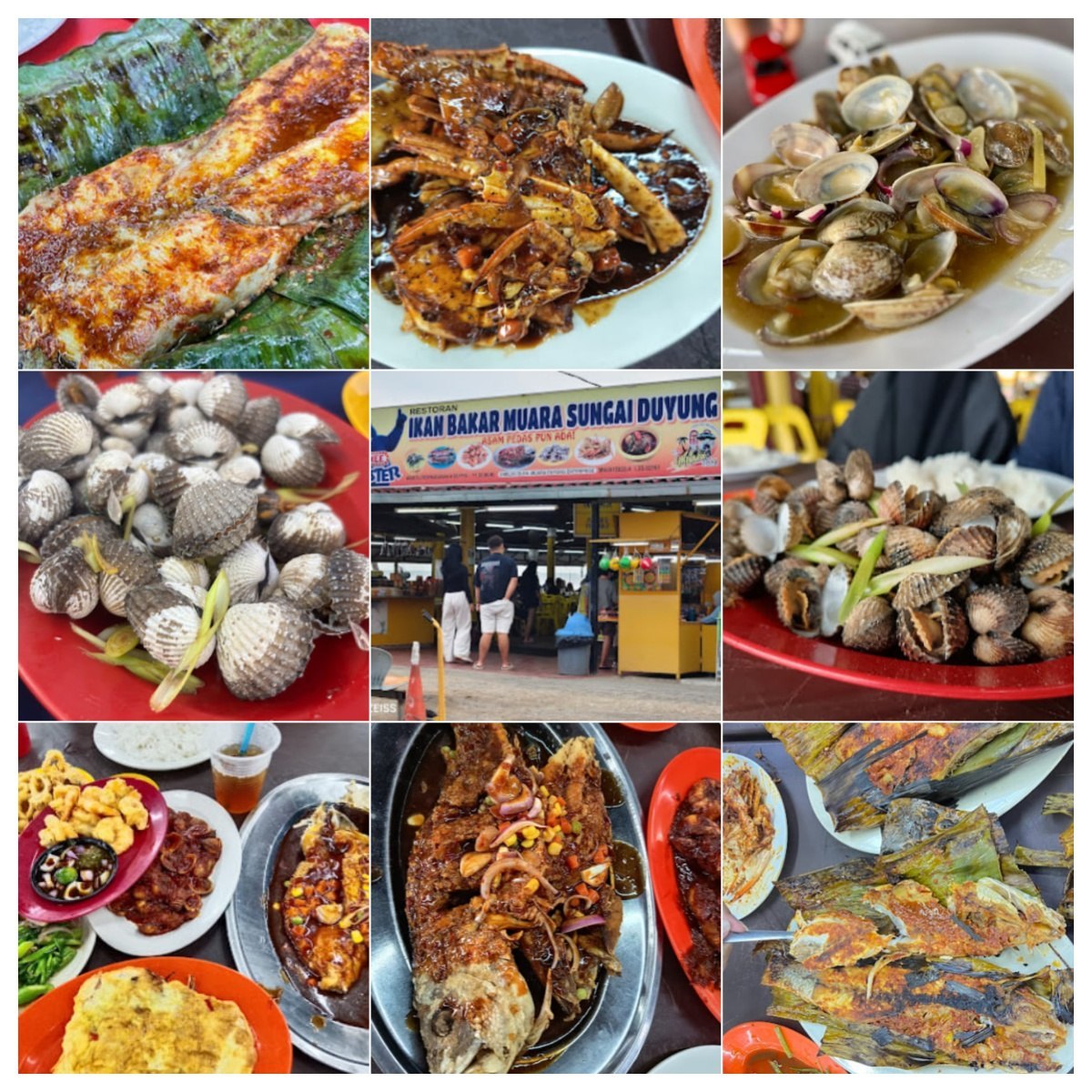 🍤马六甲Ikan Bakar Muara Sg Duyung🍤