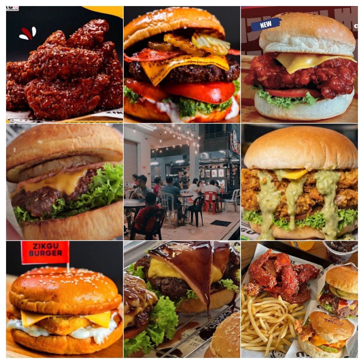 🐷马六甲ZIKGU BURGER Kota Syahbandar Melaka🐷