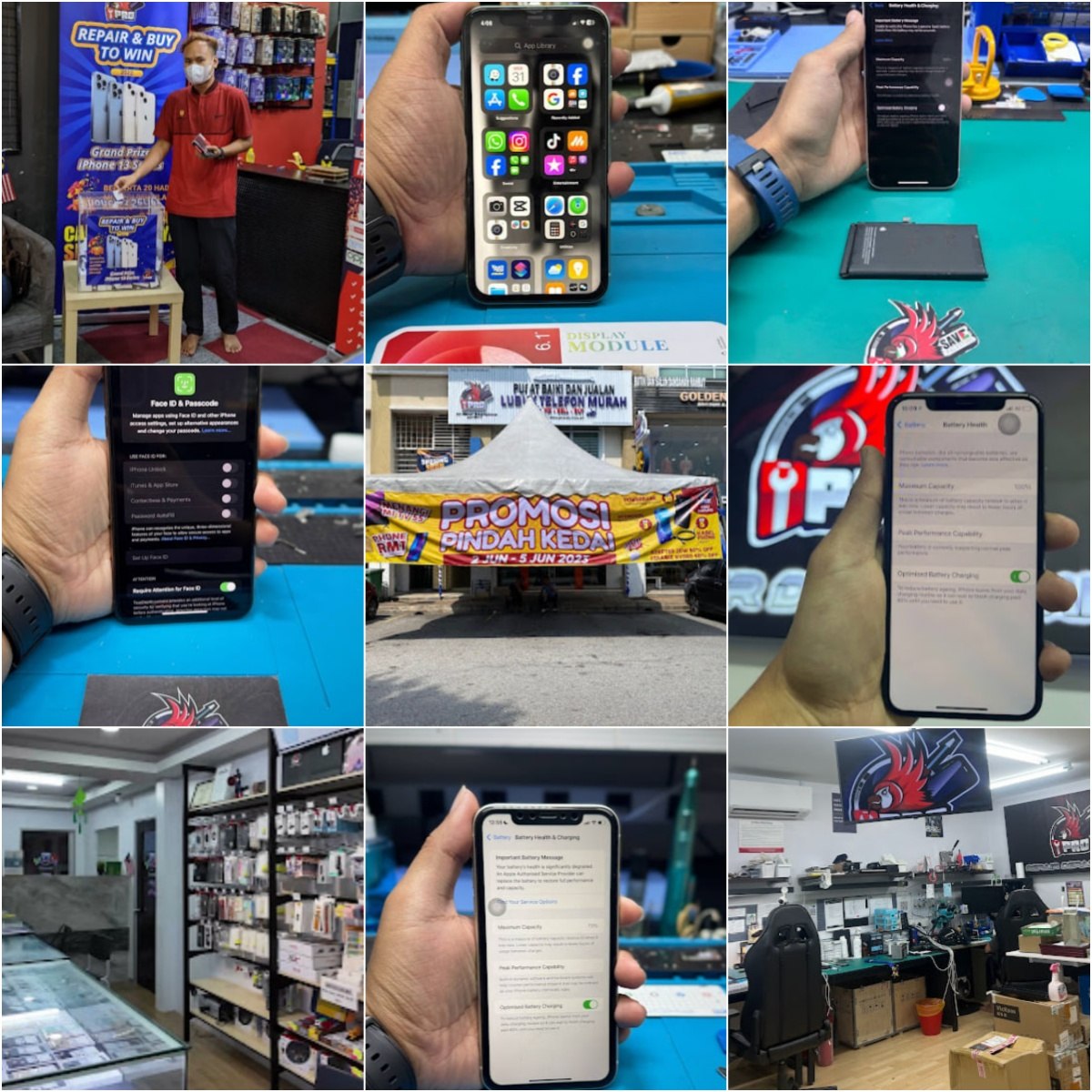 ⚙吉隆坡iPRO Ampang KL - Repair Service⚙ · Menu images