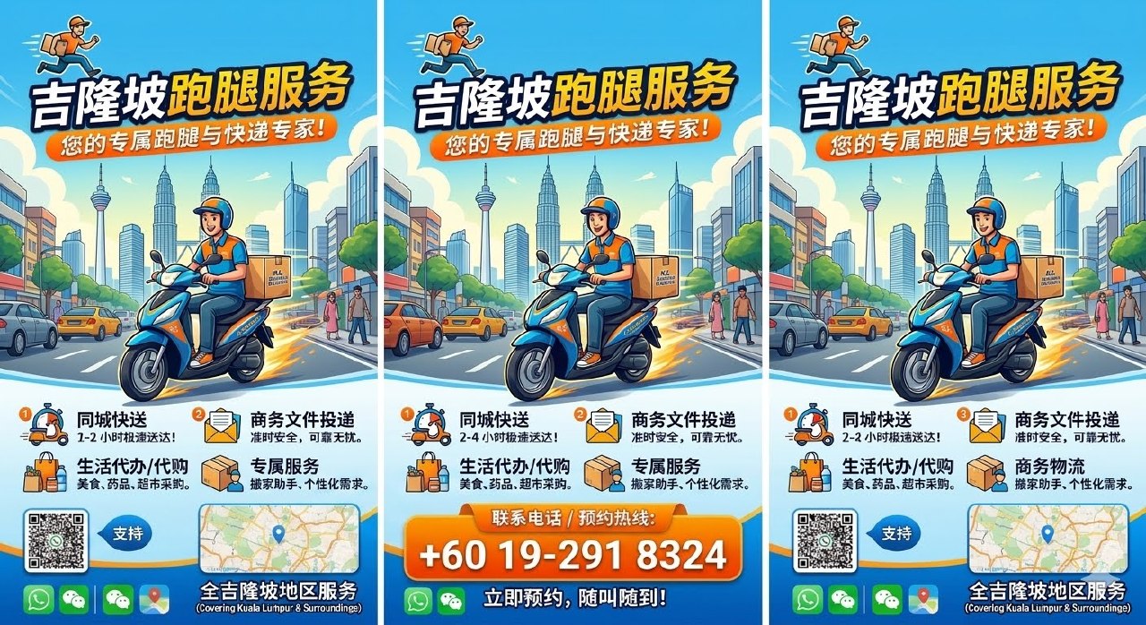 🛵吉隆坡跑腿服务🛵 · Menu images