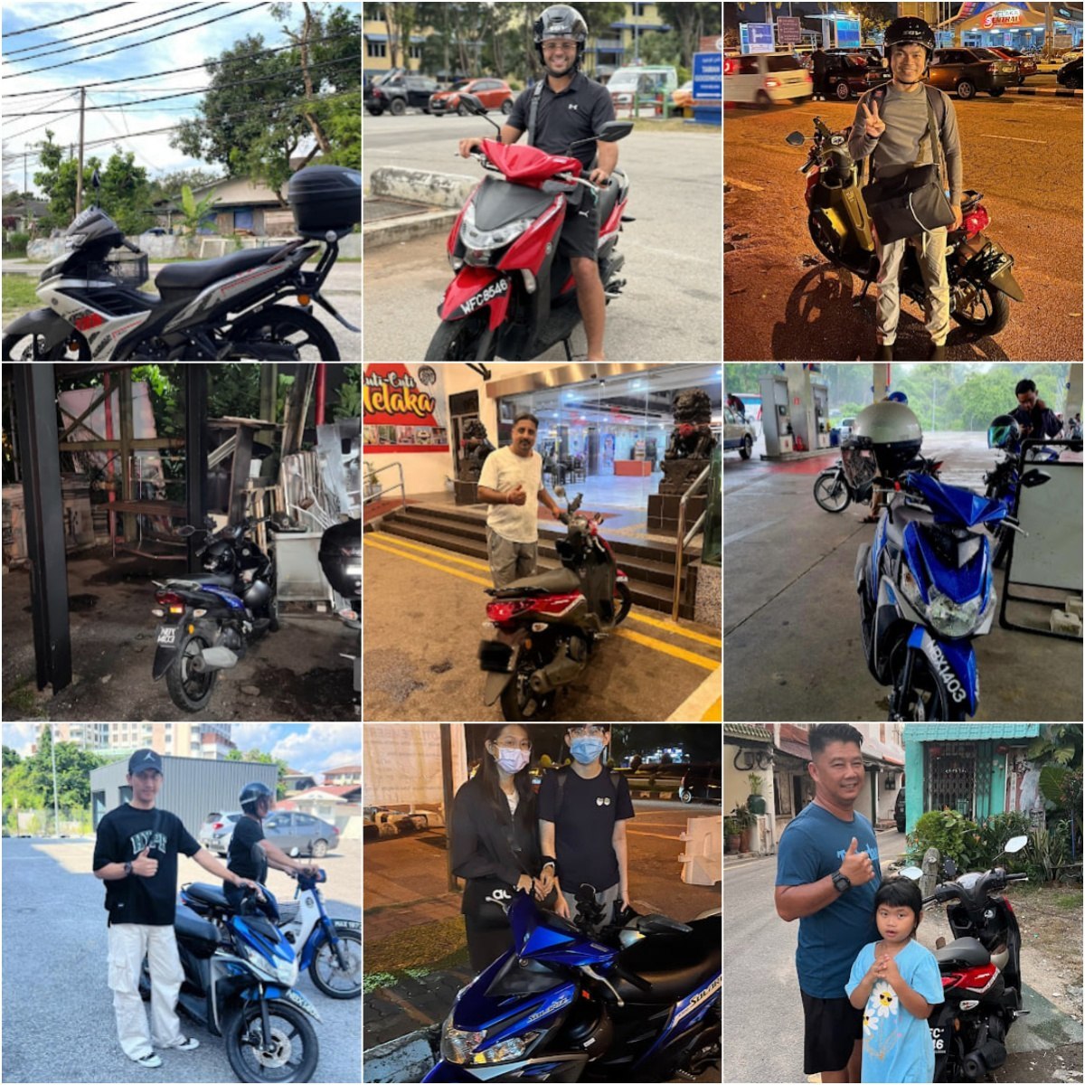 🛵马六甲Motor sewa melaka 🛵 · Menu images