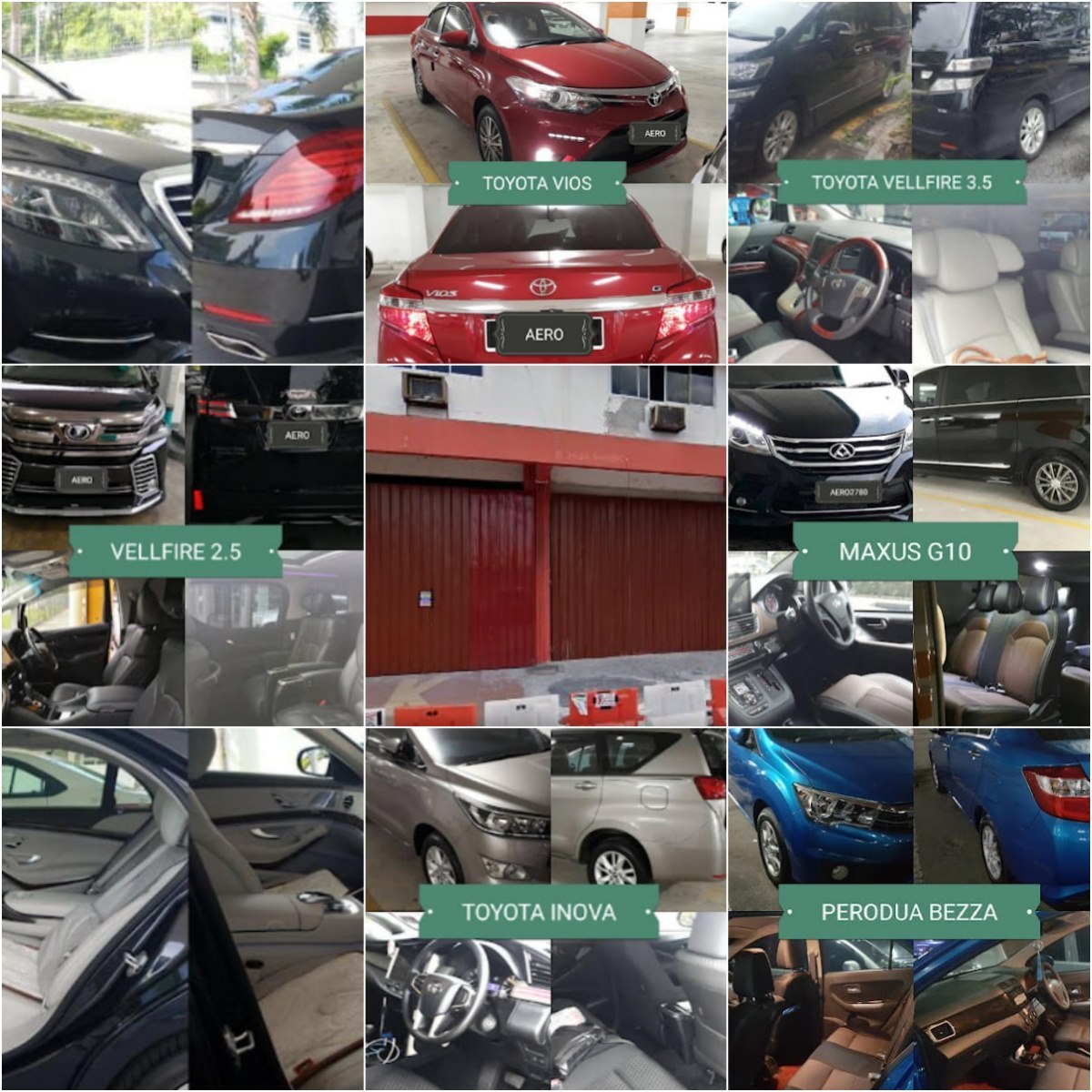🚖马六甲Kereta Sewa Melakal🚖 · Menu images