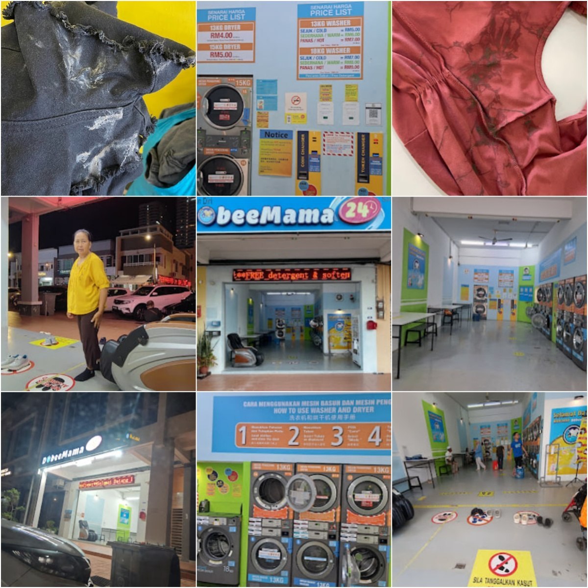 👔马六甲Dobeemama 24hr self laundry👔 · Menu images