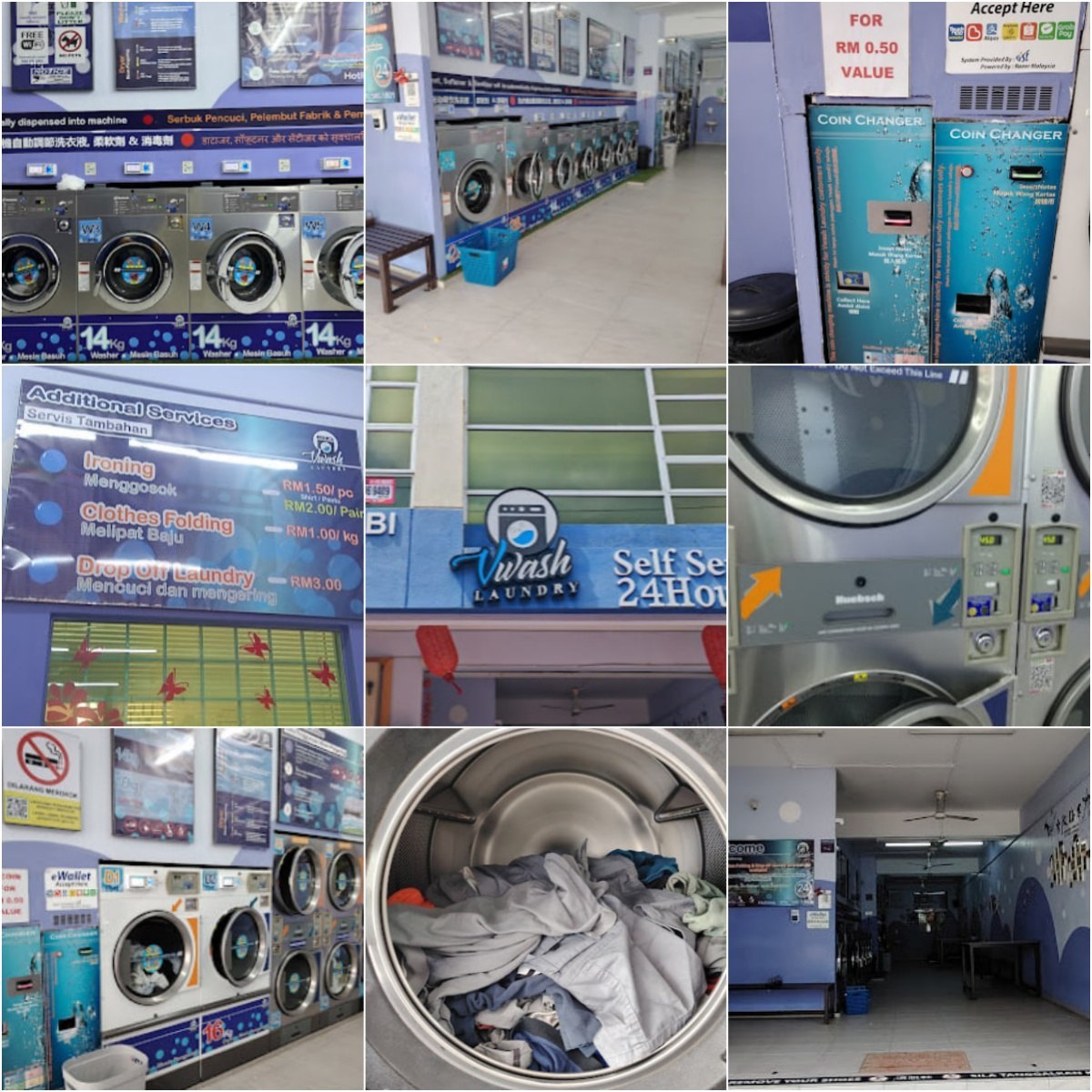 👗马六甲VWash Laundry 24hrs operated kota laksamana👗 · Menu images