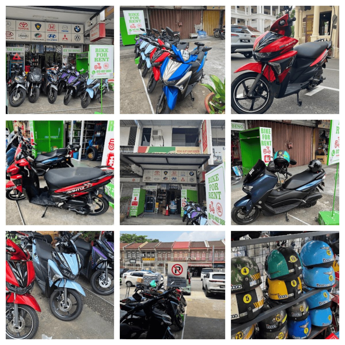 🏍槟城大明摩托租赁🏍