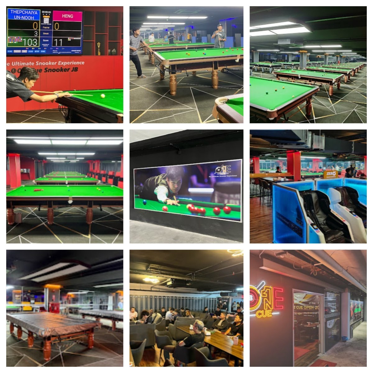 🎱新山斯诺克新山店    新山One Cue Snoo
