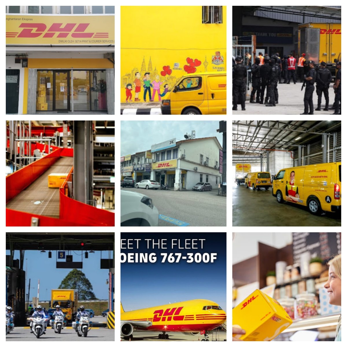 🚚新山敦豪快递🚚